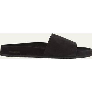 Tom Ford Harris suede slides - black - EU 47
