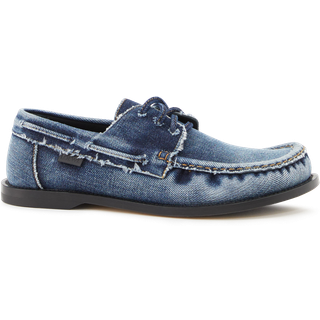 Loewe Campo denim boat shoes - blue - EU 38