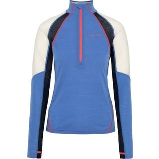 Kari Traa Women's Alma Half Zip Longsleeve Damer størrelse XL farve blå