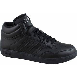 Hoops 4.0 Mid Kids sko - Core Black / Cloud White / Core Black - 37 1/3