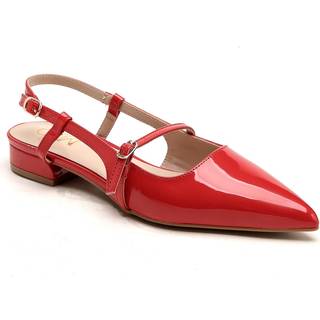 Jeanne dame sling back ballerina sko 9227 - Red - 39