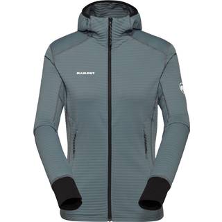 Mammut Women's Taiss Light Midlayer Hooded Jacket Fleecejakke Damer størrelse S farve grå