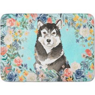 """" Caroline's Treasures Alaskan Malamute Machine Washable Memory Foam Mat Doormats Multicolor """"