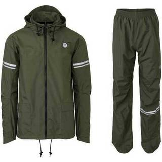 AGU Essential Original regnsæt army grøn - Størrelse Medium