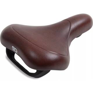 Selle Orient E-Comfort Cykelsadel i Brun med Håndtag - Universal Reservedel til Moderat Oprejst Kørestilling