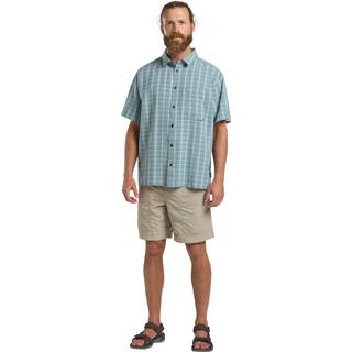 Jack Wolfskin Men's Meseta Shirt Check Dark Navy, M