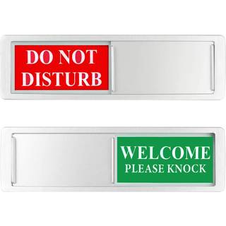 Privatlivstegn - Forstyrr ikke/velkomstskilt til hjemmekontorets toiletkonference Hotel Hospital Let at l?se ikke -skridt magnetisk skyderd?rindi