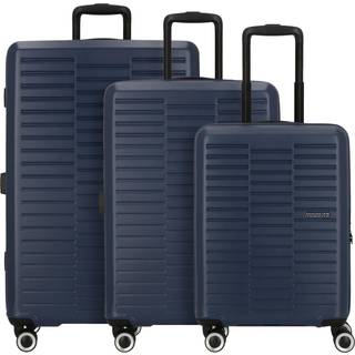 American Tourister Sunset Hills Kuffertsæt (4 hjul) mørkeblå
