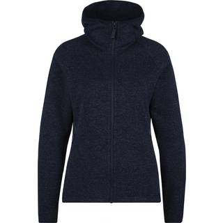 Heber Peak Women's CrownHe. II Knit Zip Hoody Fleecejakke Damer størrelse XXL farve blå