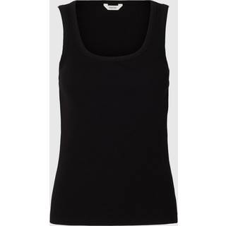 Ribbet Bomuld Tanktop