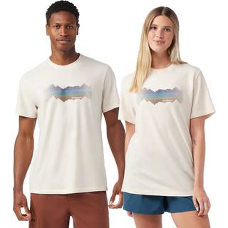 Smartwool Mountain Horizon Graphic Tee Merino-shirt Herrer størrelse XL farve hvid
