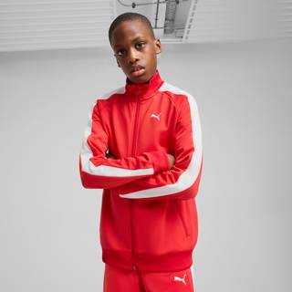 Men&#39;s Puma T7 ALWAYS ON Track Jacket Youth, Red, Size 11-12Y, Clothing - Red - 11-12Y