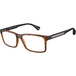 Emporio Armani Mand EA3038 5002 Optiske stel Kig Skildpadde Transparent Firkantet Normal
