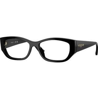 VOGUE EYEWEAR Kvinde VO5640U W44 Optiske stel Acetat Sort Transparent Pillow Normal