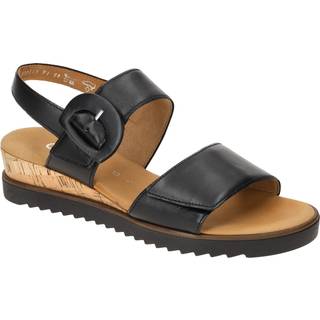 Gabor GENUA 62.752.57 schwarz - Riemchen Sandale f?r Damen
