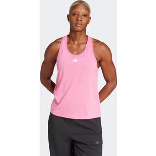 adidas adidas Pink Train Essentials Minimal Branding Racerback Tank Top