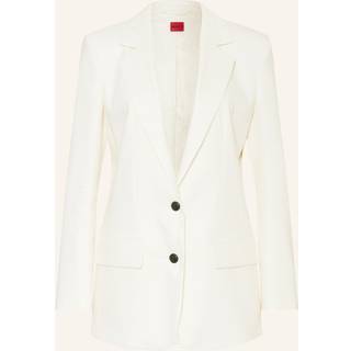 Blazer med oversize fit i hørblanding