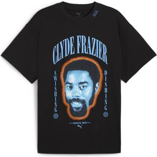 Men&#39;s Puma Clyde Forever Basketball T-Shirt, Black, Size XL, Clothing - Black - XL