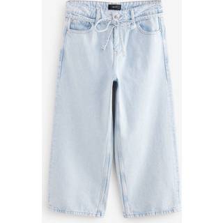 Next Tie-Waist Cropped Wide Leg JeansEU 42 Almindelig (UK 14 R)