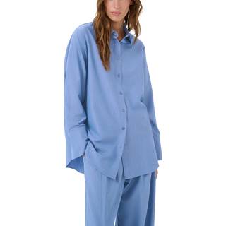 My Essential Wardrobe Vittamw Shirt Bluser 10705001 Skye Blue W. Stripe (38)