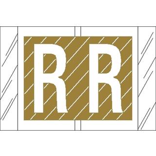 Tabbies Original Col'r'tab 12000 Series Alpha Labels Gold R """" 1 """" H X 1-1/2 """" W Heavy Duty & Fade-resistente lavet i USA 500 Etiketter/rulle