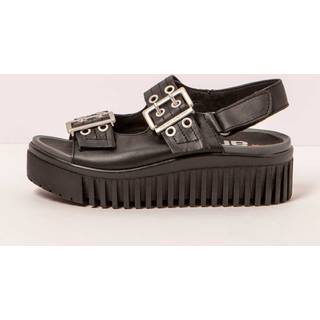 Arttil kvinder. 115791101003_001 Sandaler i læder 1579 Brighton sort (36), 3-5 cm, Spænder, Casual