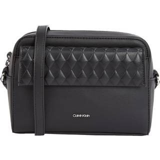 Quilted Crossbody Camera Bag - Black - One Size