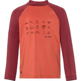 Vaude Kid's Solaro L/S T-Shirt III Funktionsshirt Børn størrelse 92 farve rød