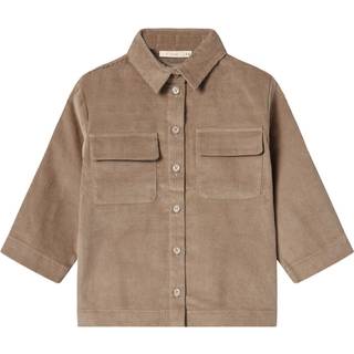 Fliink Billy Langærmet Skjorte Pine Bark 7 Y  Brun  7 år  Unisex