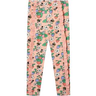 Småfolk Leggings med jordbær - 536