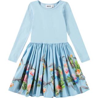 Molo Casie Long-Sleeved Dress Celebration 146/152 cm  Blå  146/152 cm  kvinde