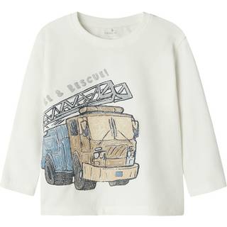 NAME IT Langærmet Bluse Dusty Cloud Dancer