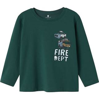 NAME IT Langærmet Bluse Drew Forest Biome