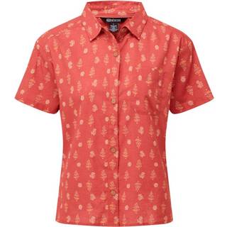 Sherpa Women's Jaya Camp Shirt Bluse Damer størrelse XS farve rød