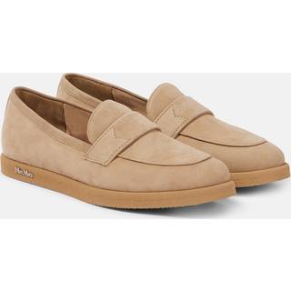 Max Mara Softmoc suede loafers - brown - EU 39