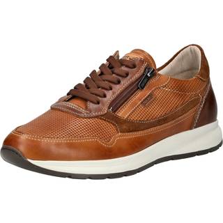 Pikolinostil mænd. M2B-6263C1 Træningssko i læder med snørebånd og lynlås Getafe brown (46), Brun, Fast, Blonder, Casual