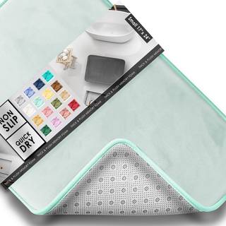 Clara Clark badev?relse t?pper fl?jl hukommelse skum badem?tsm?t skridsikre maskine vaskbare bad t?pper - t?rrer hurtigt ultra bl?dt plys badem?t