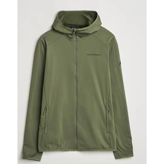 Peak Performance Light Zip Hood Fleecejakke Herrer størrelse M farve olivengrøn