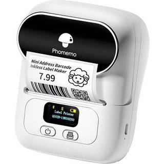 Phomemo M110 bærbar termisk labelprinter - Hvid