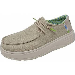 Walk in Pitas Women's Poppy Sneaker Damer størrelse 40 farve beige/hvid