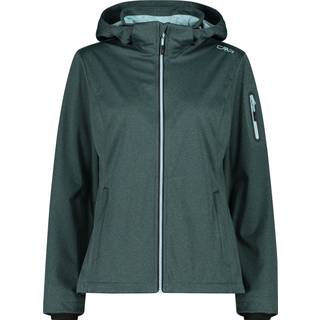CMP Women's Light Softshell Jacket Zip Hood Softshelljakke Damer størrelse 38 farve blå