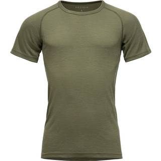 Devold Lauparen Merino 190 Base Tee Merino undertøj Herrer størrelse L farve olivengrøn