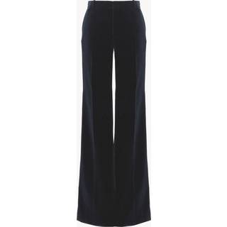 ChloÃ© Cotton velvet flared pants - blue - XL+