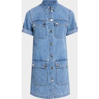 Veronica Beard Warren denim shirt dress - blue - XS