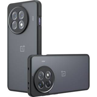 OnePlus 13R - EIDERWOOD Hybrid Plastik Cover - Gennemsigtig / Sort