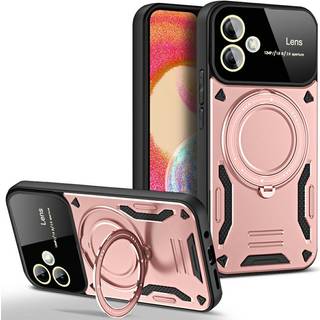 EIDERWOOD Samsung Galaxy A06 Hybrid Håndværker Cover m. Roterende Kickstand - MagSafe Kompatibel - Rød