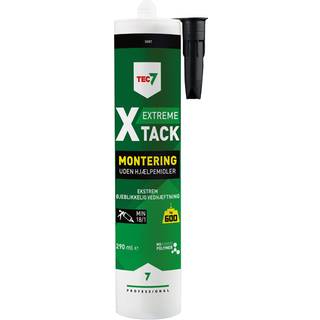 TEC7 X-Tack Konstruktionslim i sort 290 ml