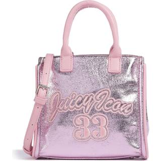 Juicy Couture Iris Metallic S Crossover taske lyserød