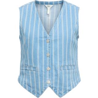 Stribet Vest