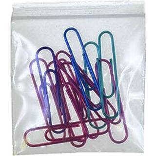 Ugems 3 """" x 3 """" 6 mil kraftig punkteringsbestandig klar genlusbar genlukbare lynl?s poser 100